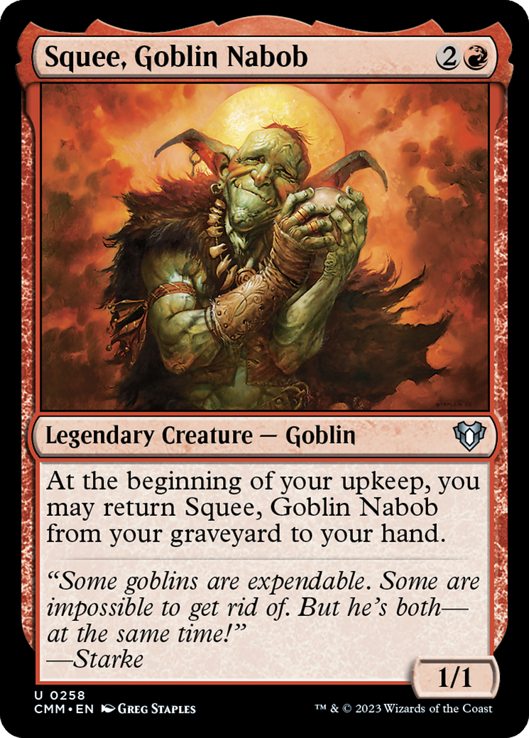 Squee, Goblin Nabob [Commander Masters] | Play N Trade Winnipeg