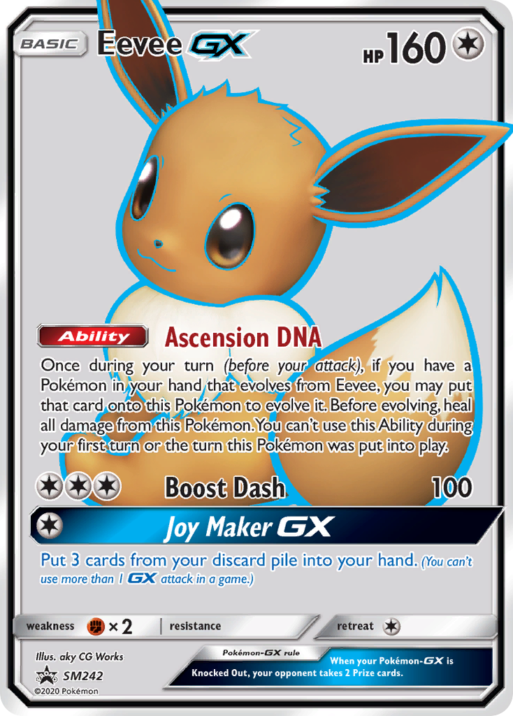 Eevee GX (SM242) [Sun & Moon: Black Star Promos] | Play N Trade Winnipeg