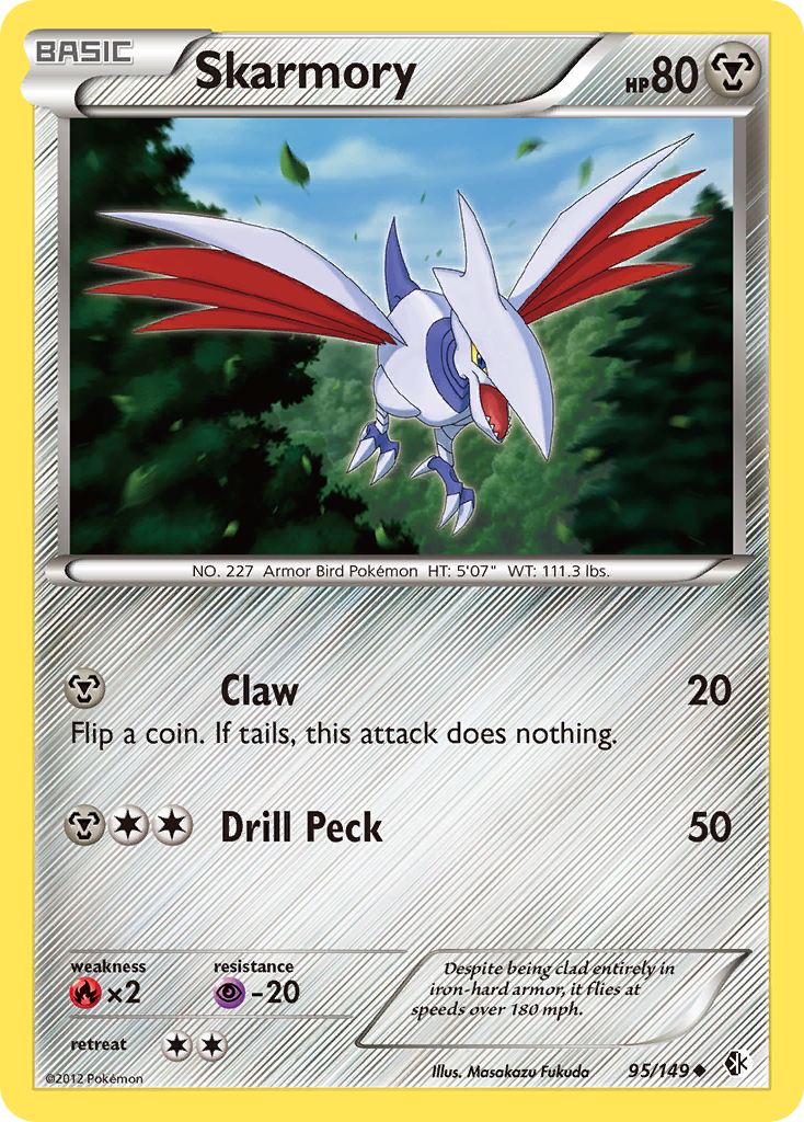 Skarmory (95/149) [Black & White: Boundaries Crossed] | Play N Trade Winnipeg