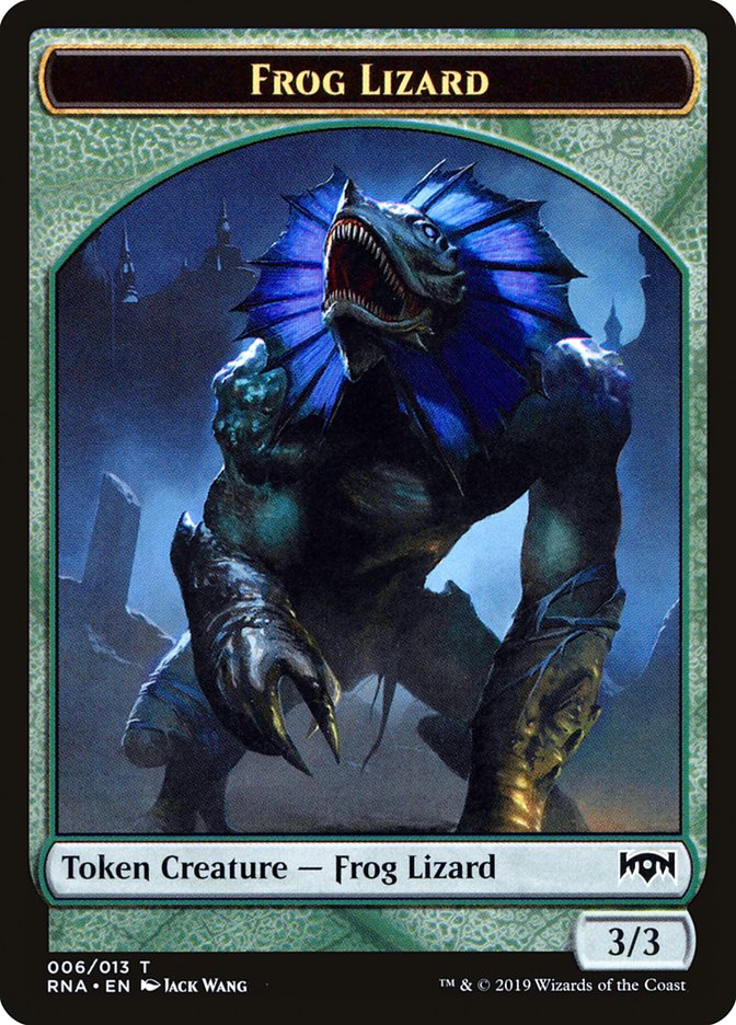 Frog Lizard [Ravnica Allegiance Tokens] | Play N Trade Winnipeg