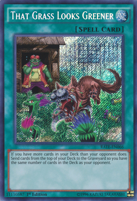 That Grass Looks Greener [RATE-EN066] Secret Rare | Play N Trade Winnipeg