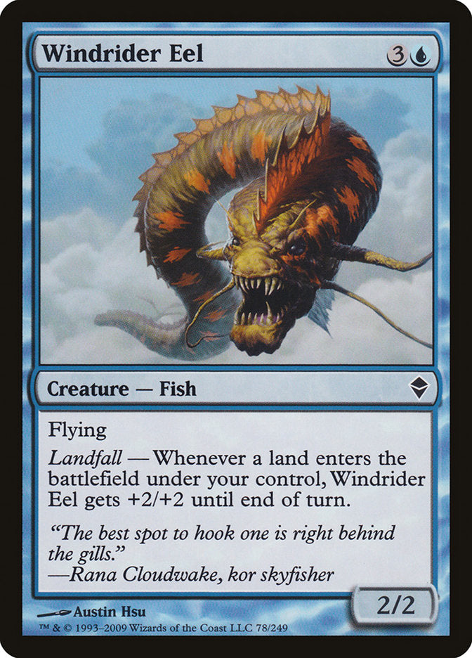 Windrider Eel [Zendikar] | Play N Trade Winnipeg