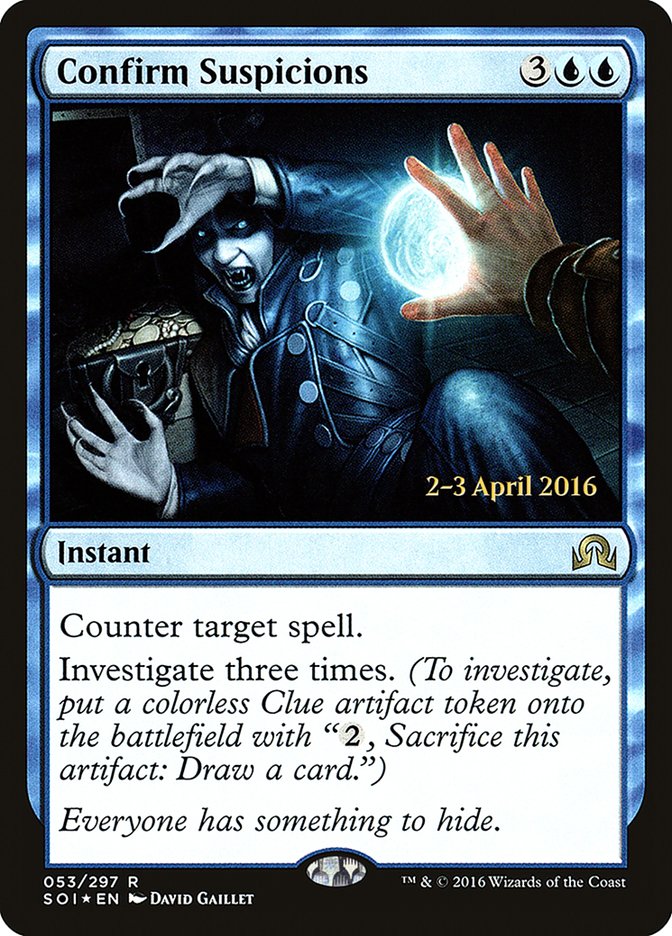 Confirm Suspicions [Shadows over Innistrad Prerelease Promos] | Play N Trade Winnipeg