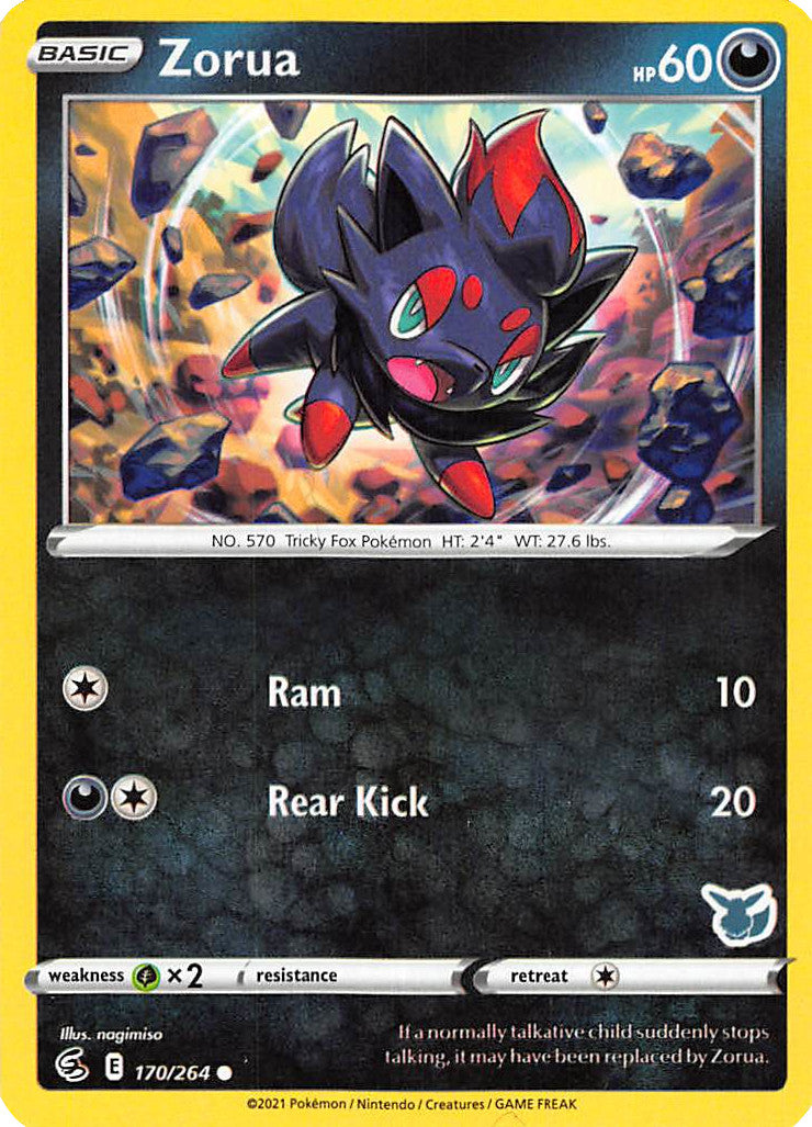 Zorua (170/264) (Eevee Deck) [Battle Academy 2022] | Play N Trade Winnipeg