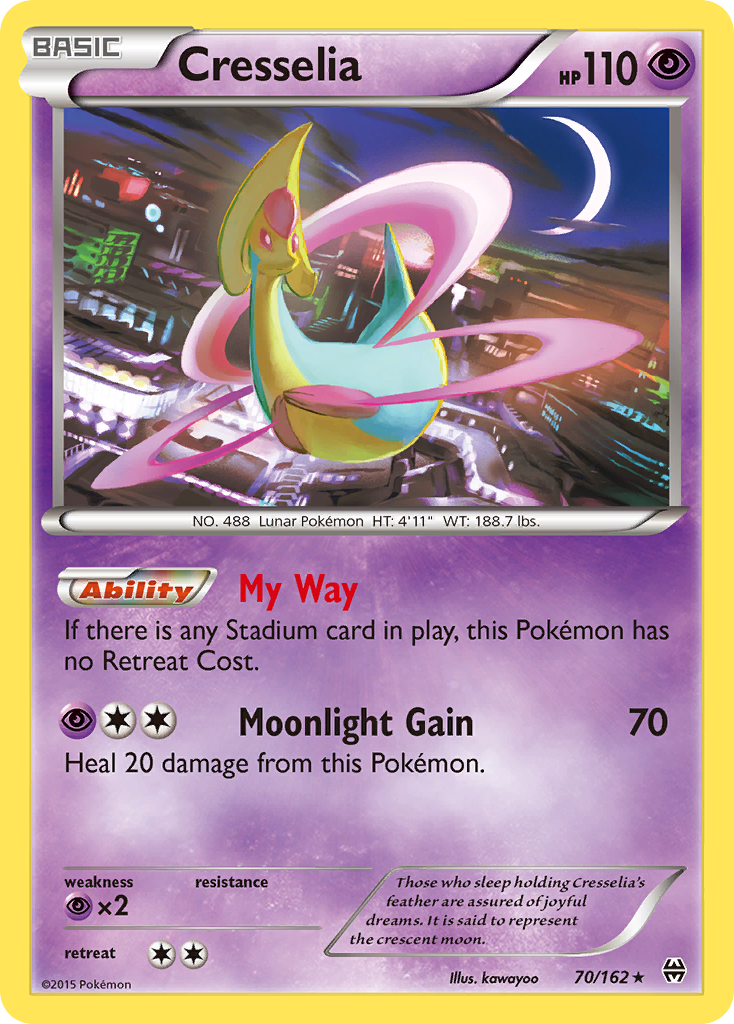 Cresselia (70/162) [XY: BREAKthrough] | Play N Trade Winnipeg