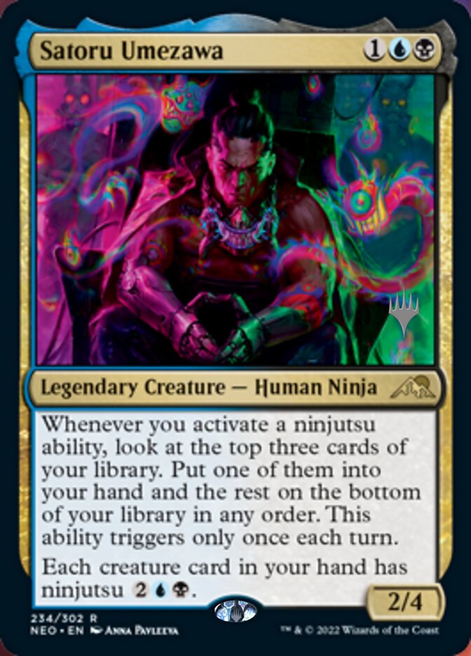 Satoru Umezawa (Promo Pack) [Kamigawa: Neon Dynasty Promos] | Play N Trade Winnipeg