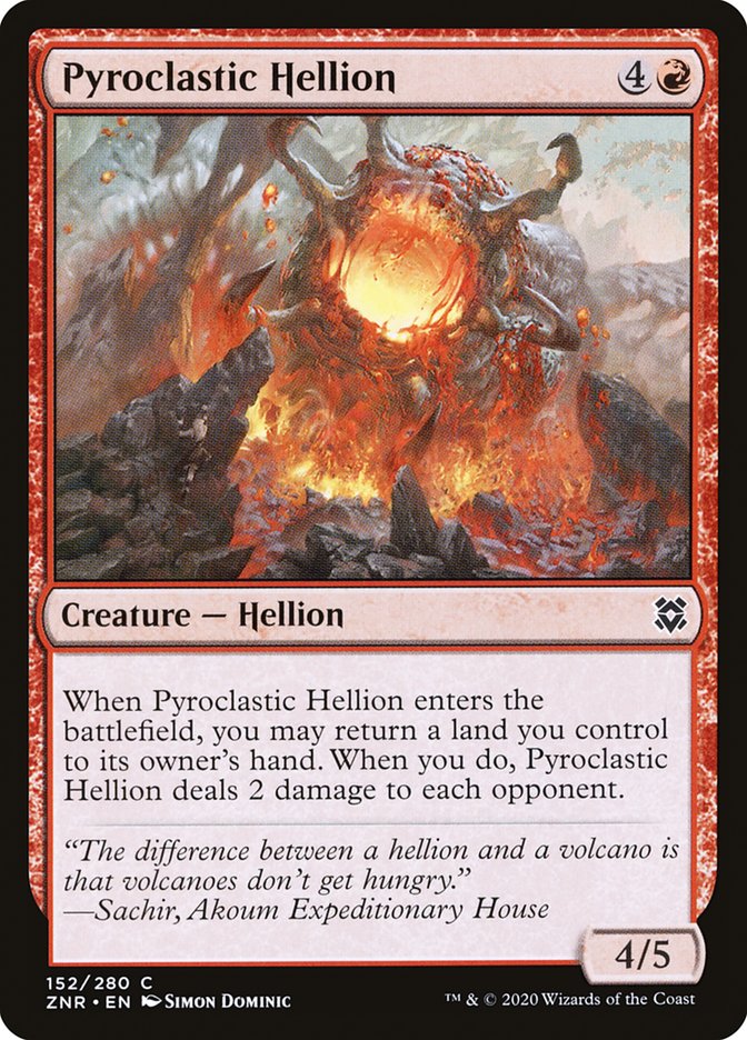 Pyroclastic Hellion [Zendikar Rising] | Play N Trade Winnipeg