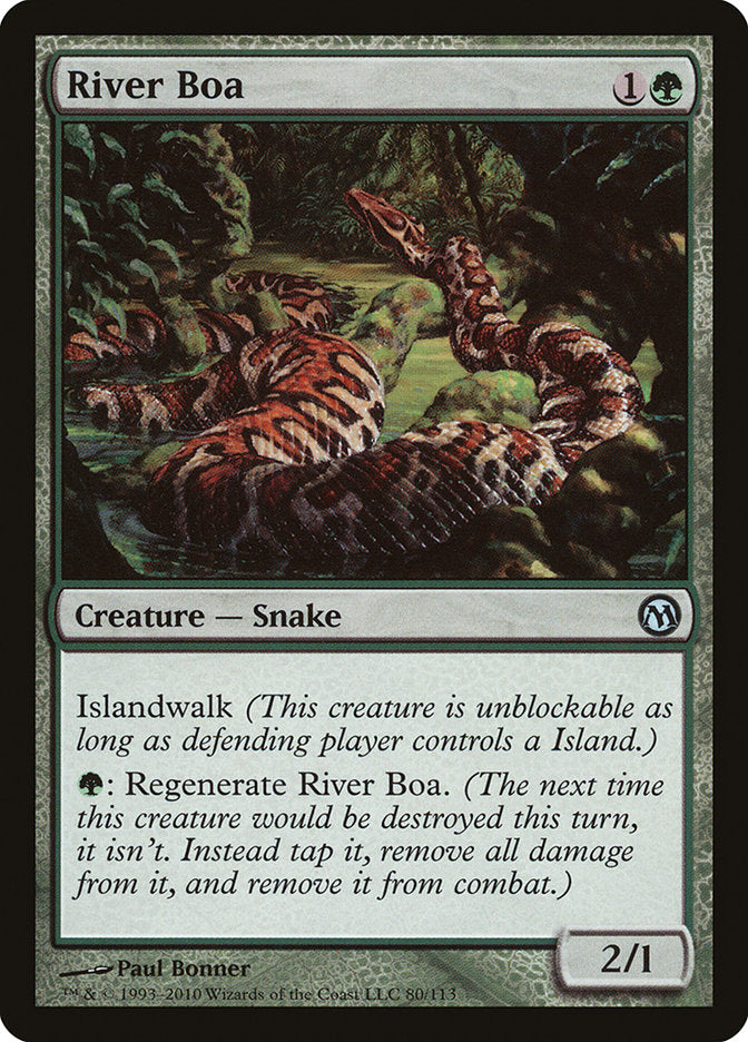 River Boa [Duels of the Planeswalkers] | Play N Trade Winnipeg