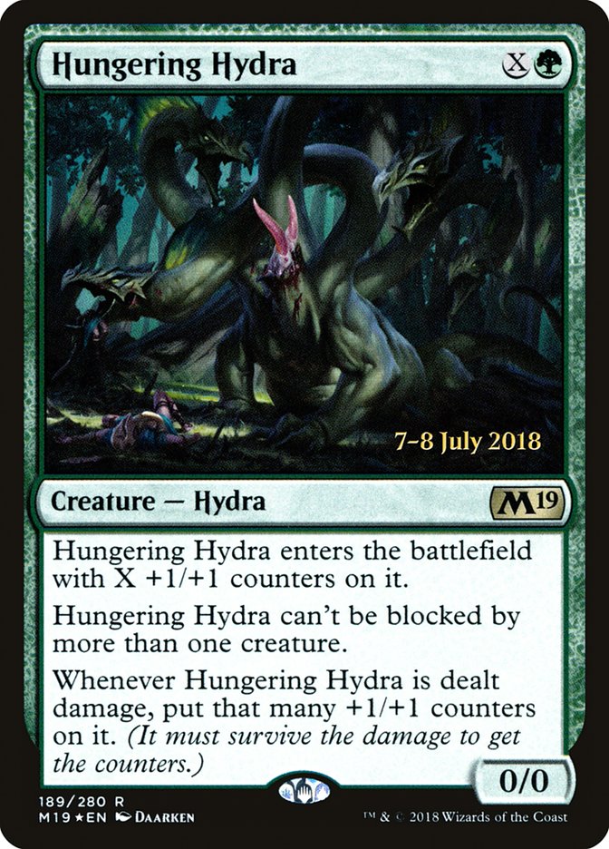 Hungering Hydra  [Core Set 2019 Prerelease Promos] | Play N Trade Winnipeg