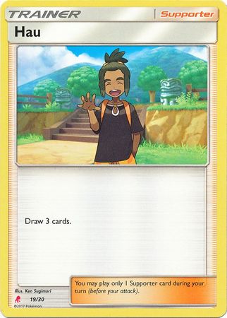 Hau (19/30) [Sun & Moon: Trainer Kit - Lycanroc] | Play N Trade Winnipeg