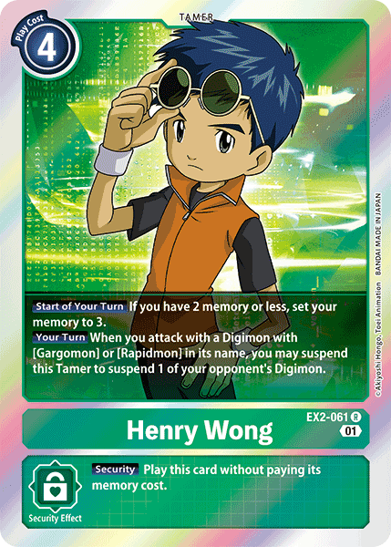 Henry Wong [EX2-061] [Digital Hazard] | Play N Trade Winnipeg