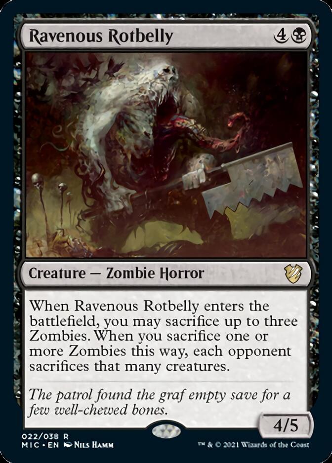 Ravenous Rotbelly [Innistrad: Midnight Hunt Commander] | Play N Trade Winnipeg
