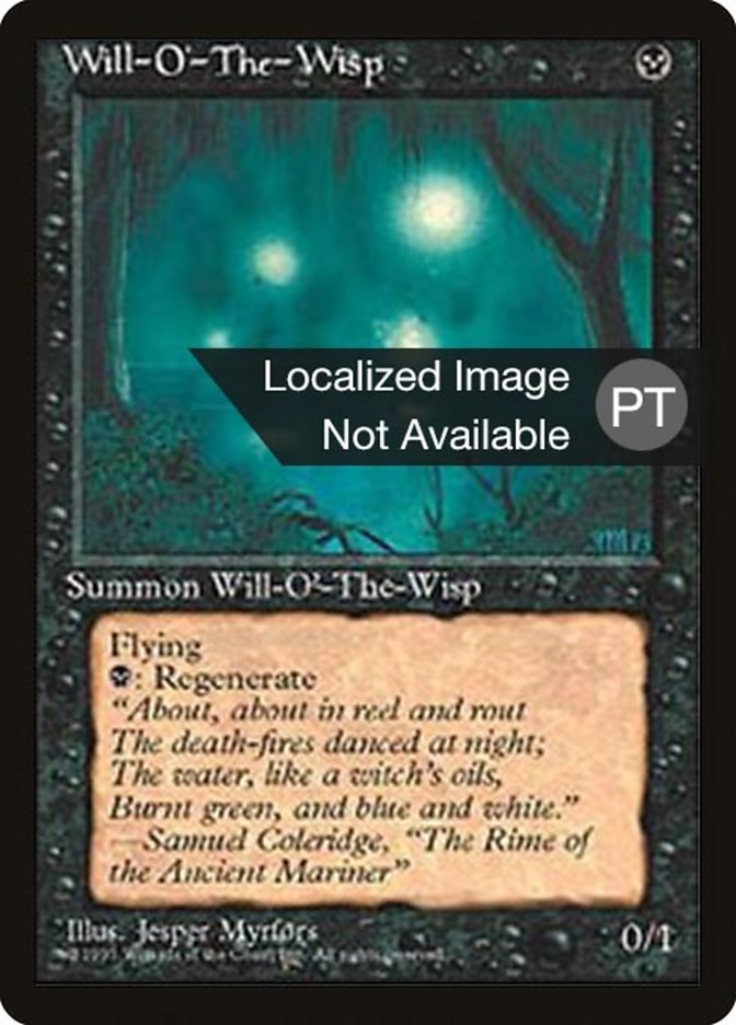 Will-o'-the-Wisp [Fourth Edition (Foreign Black Border)] | Play N Trade Winnipeg