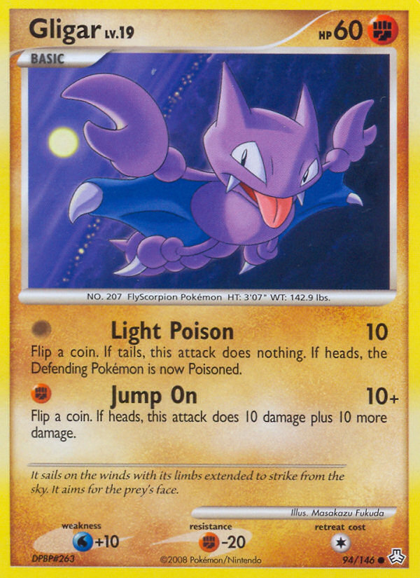 Gligar (94/146) [Diamond & Pearl: Legends Awakened] | Play N Trade Winnipeg