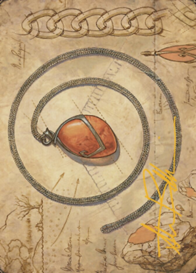 Mox Amber Art Card (Gold-Stamped Signature) [The Brothers' War Art Series] | Play N Trade Winnipeg