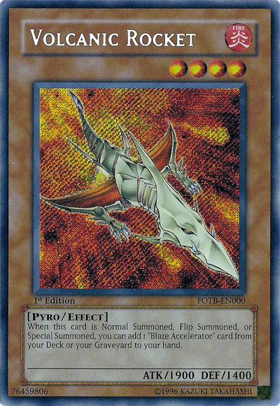 Volcanic Rocket [FOTB-EN000] Secret Rare | Play N Trade Winnipeg