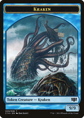 Kraken // Zombie (011/036) Double-sided Token [Commander 2014 Tokens] | Play N Trade Winnipeg