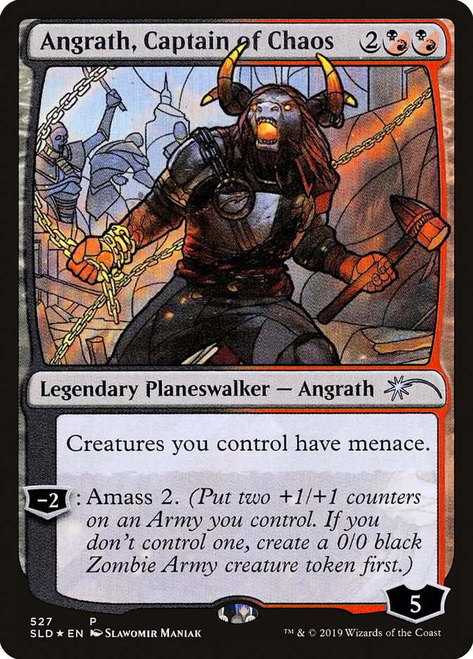 Angrath, Captain of Chaos (Stained Glass) [Secret Lair Drop Promos] | Play N Trade Winnipeg