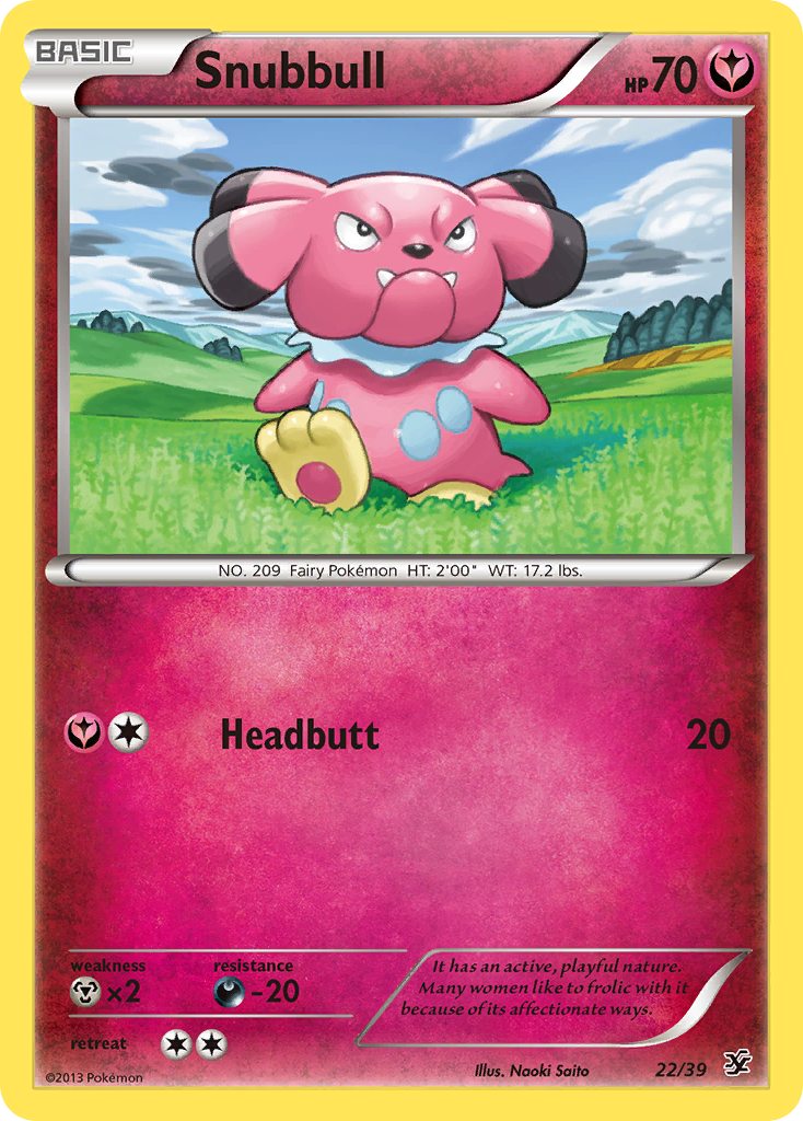 Snubbull (22/39) [XY: Kalos Starter Set] | Play N Trade Winnipeg