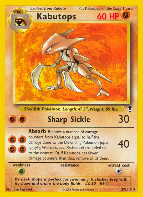 Kabutops (27/110) [Legendary Collection] | Play N Trade Winnipeg