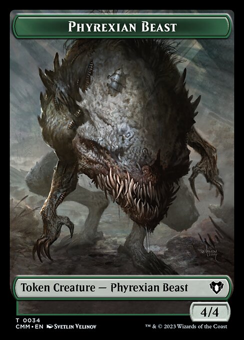 Eldrazi Scion // Phyrexian Beast Double-Sided Token [Commander Masters Tokens] | Play N Trade Winnipeg