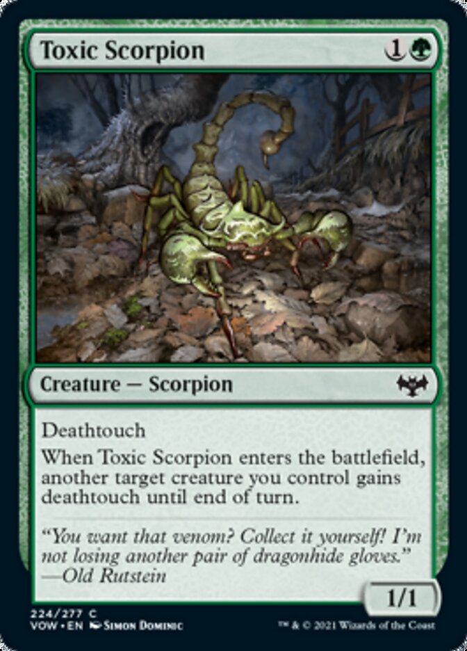 Toxic Scorpion [Innistrad: Crimson Vow] | Play N Trade Winnipeg