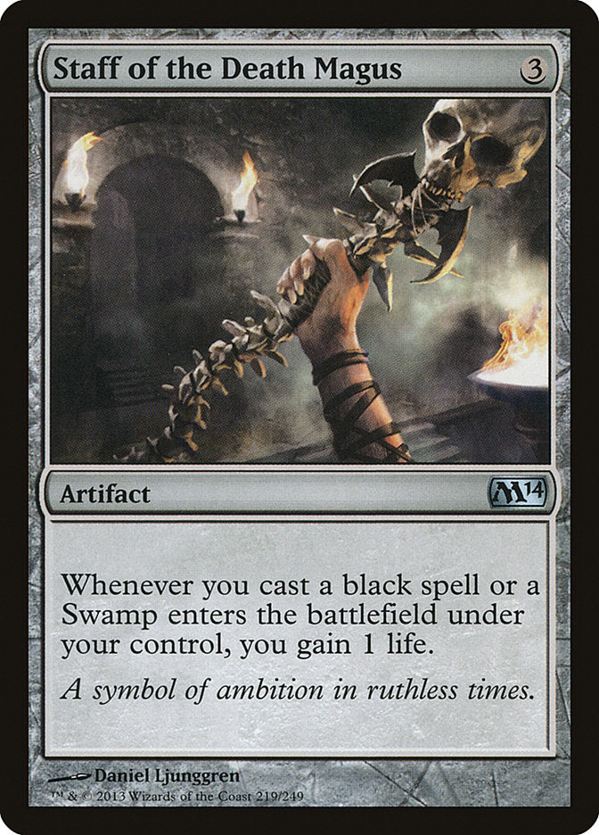 Staff of the Death Magus [Magic 2014] | Play N Trade Winnipeg