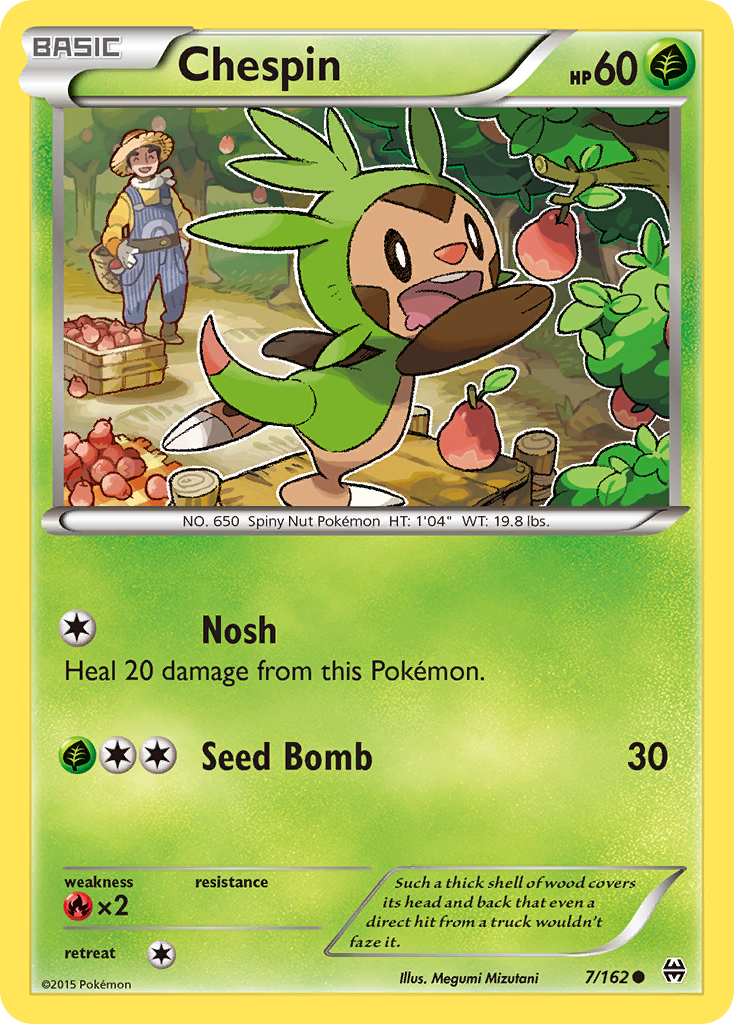 Chespin (7/162) [XY: BREAKthrough] | Play N Trade Winnipeg