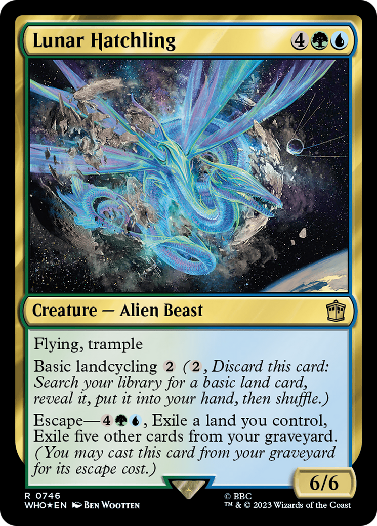 Lunar Hatchling (Surge Foil) [Doctor Who] | Play N Trade Winnipeg
