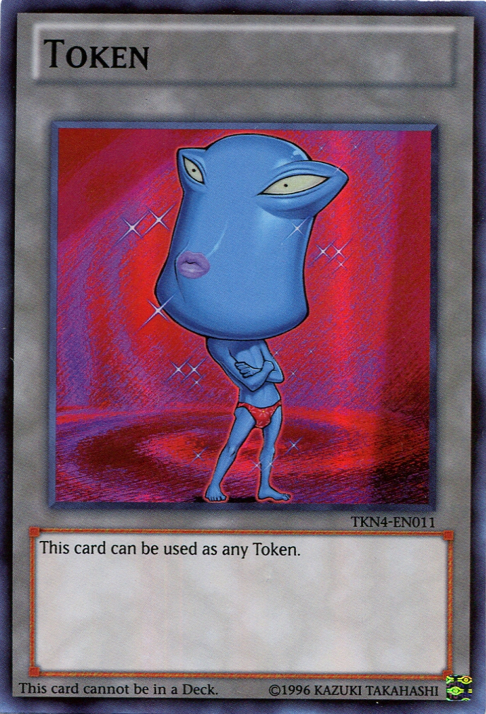 Ojama Token (Blue) [TKN4-EN011] Super Rare | Play N Trade Winnipeg