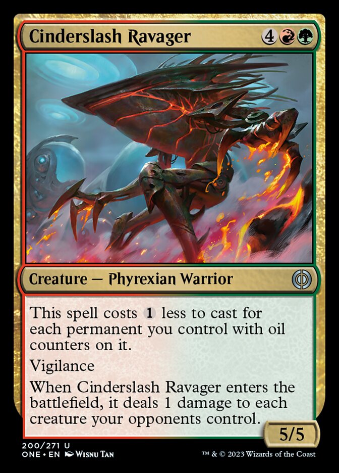 Cinderslash Ravager [Phyrexia: All Will Be One] | Play N Trade Winnipeg