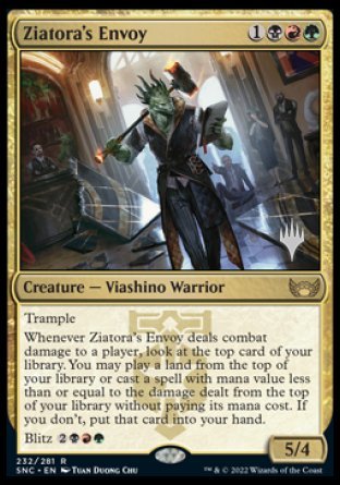 Ziatora's Envoy (Promo Pack) [Streets of New Capenna Promos] | Play N Trade Winnipeg
