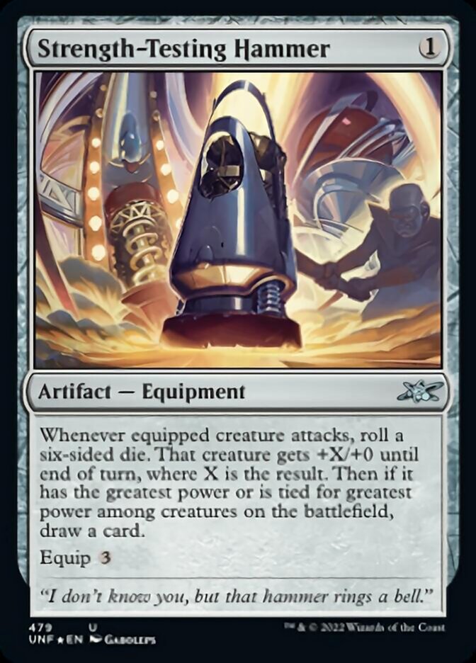 Strength-Testing Hammer (Galaxy Foil) [Unfinity] | Play N Trade Winnipeg