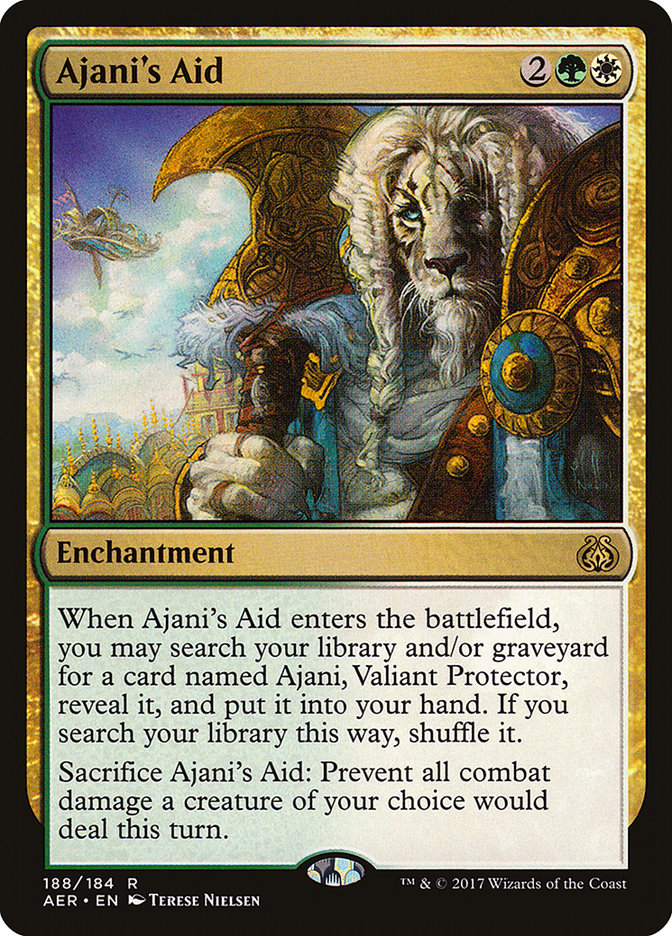 Ajani's Aid [Aether Revolt] | Play N Trade Winnipeg