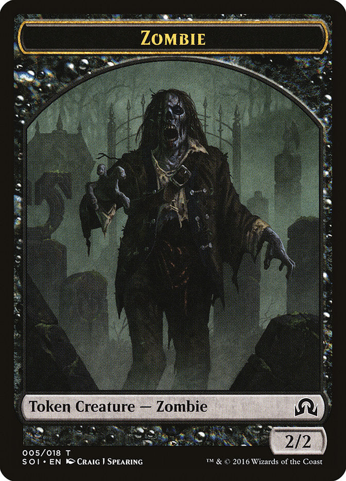 Zombie [Shadows over Innistrad Tokens] | Play N Trade Winnipeg