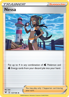 Nessa (157/185) [Sword & Shield: Vivid Voltage] | Play N Trade Winnipeg