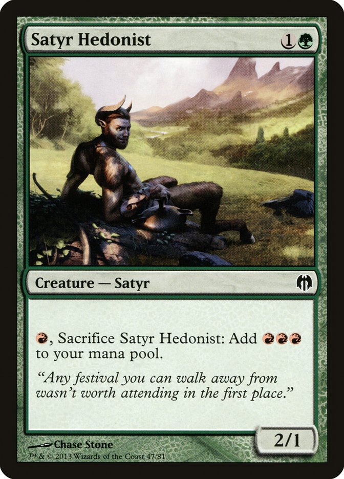 Satyr Hedonist [Duel Decks: Heroes vs. Monsters] | Play N Trade Winnipeg