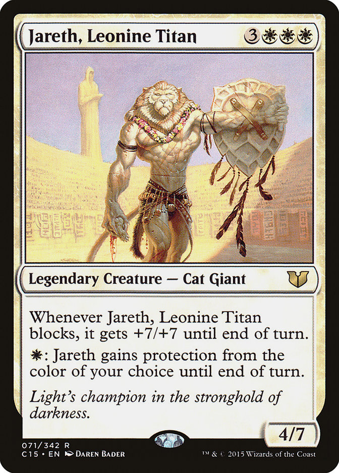 Jareth, Leonine Titan [Commander 2015] | Play N Trade Winnipeg