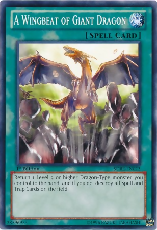 A Wingbeat of Giant Dragon [SDBE-EN023] Common | Play N Trade Winnipeg