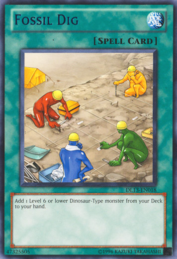 Fossil Dig (Blue) [DL13-EN018] Rare | Play N Trade Winnipeg