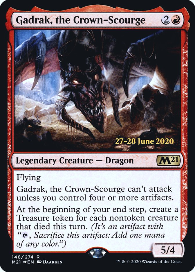 Gadrak, the Crown-Scourge  [Core Set 2021 Prerelease Promos] | Play N Trade Winnipeg