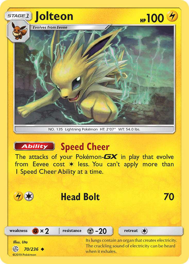 Jolteon (70/236) [Sun & Moon: Cosmic Eclipse] | Play N Trade Winnipeg