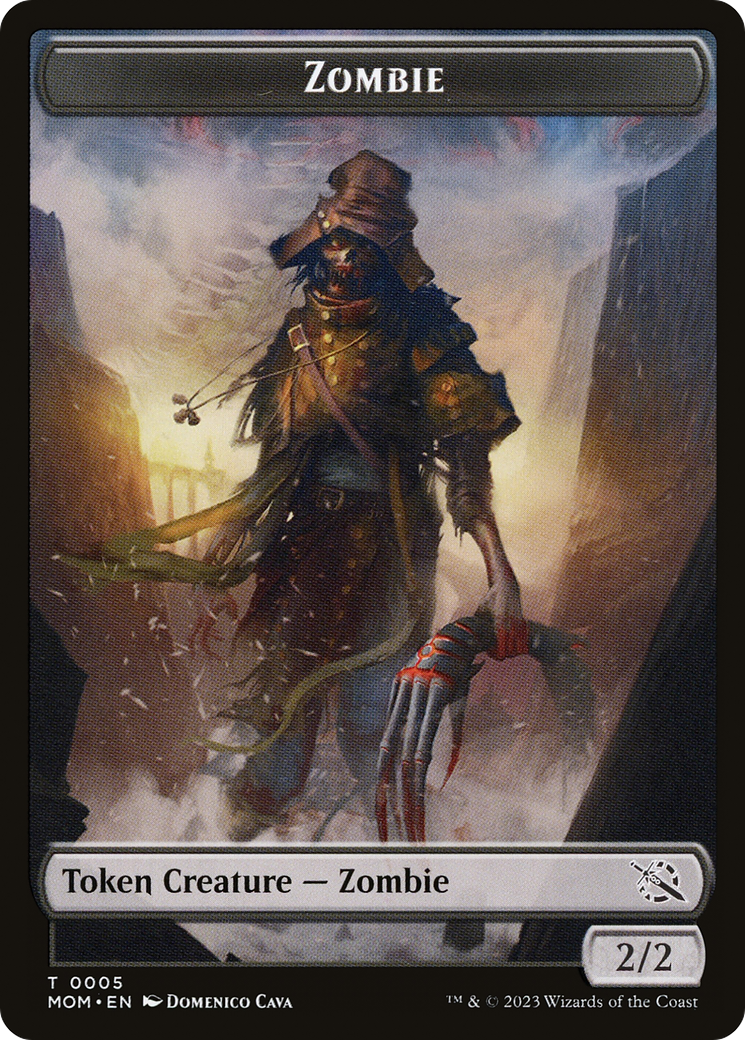 Elemental (02) // Zombie Double-Sided Token [March of the Machine Tokens] | Play N Trade Winnipeg
