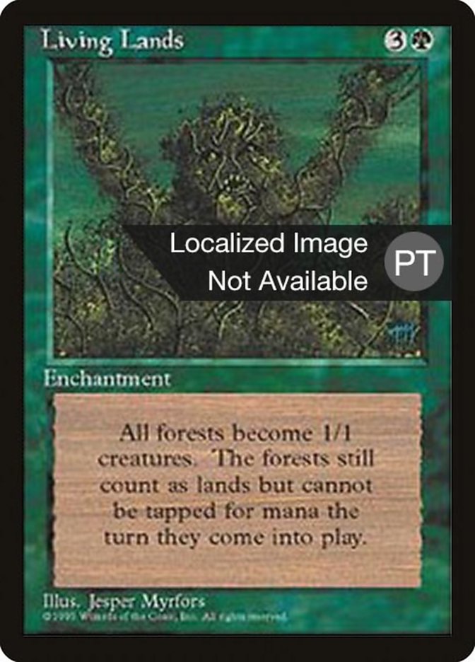 Living Lands [Fourth Edition (Foreign Black Border)] | Play N Trade Winnipeg