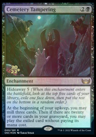 Cemetery Tampering [Streets of New Capenna Prerelease Promos] | Play N Trade Winnipeg
