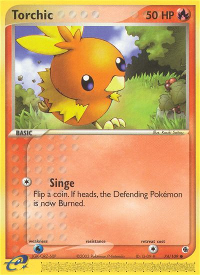 Torchic (74/109) [EX: Ruby & Sapphire] | Play N Trade Winnipeg