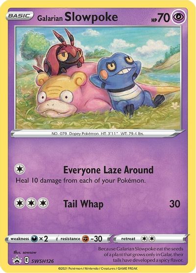 Galarian Slowpoke (SWSH126) [Sword & Shield: Black Star Promos] | Play N Trade Winnipeg