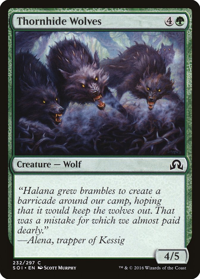 Thornhide Wolves [Shadows over Innistrad] | Play N Trade Winnipeg