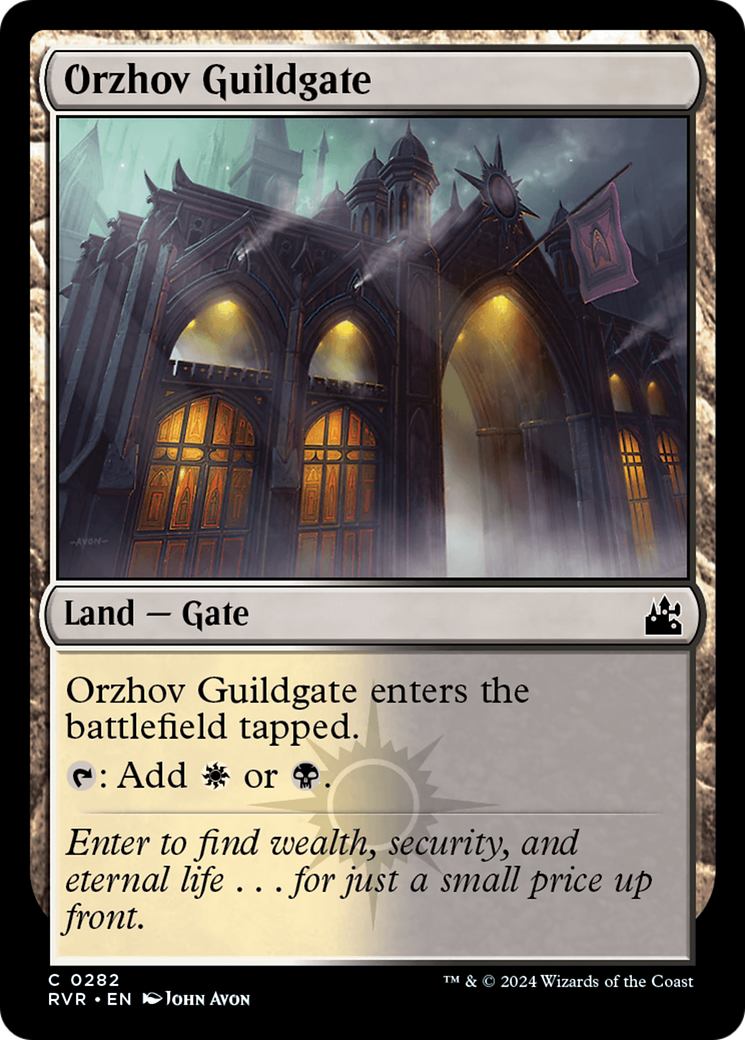 Orzhov Guildgate [Ravnica Remastered] | Play N Trade Winnipeg