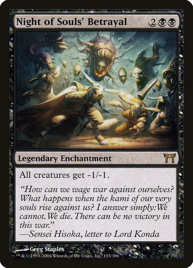 Night of Souls' Betrayal [Champions of Kamigawa] | Play N Trade Winnipeg